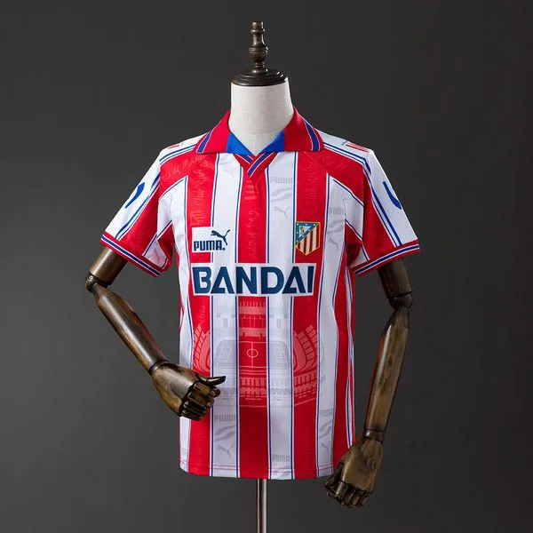 Camiseta de fútbol Atlético Madrid 1996/97 LOCAL MANGA CORTA VERSION FAN